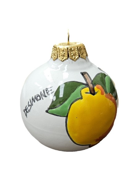 Palla di Natale Limone Folk