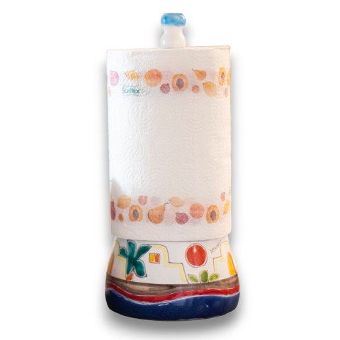Handmade Kitchen roll holder Dammusi de simone pottery