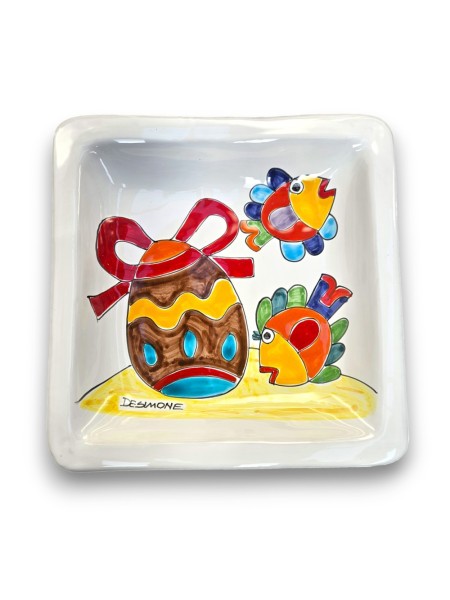 Square Dish 24x24 Easter Fish - Limited Edition