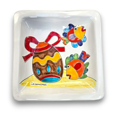 Square Dish 24x24 Easter Fish - Limited Edition