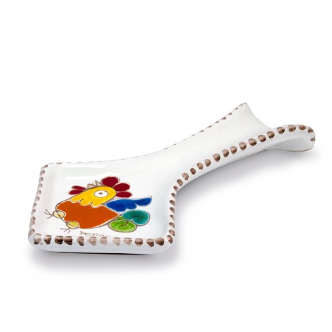 Poggiamestolo artigianale ceramiche de simone gallo PMS5FK-2