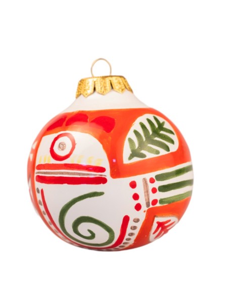 Palla di Natale artigianale Marettimo ceramiche de simone