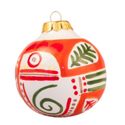 Palla di Natale artigianale Marettimo ceramiche de simone