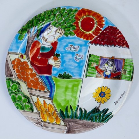 Circular Plate DS 25 cm PT25DS-14 Greengrocer
