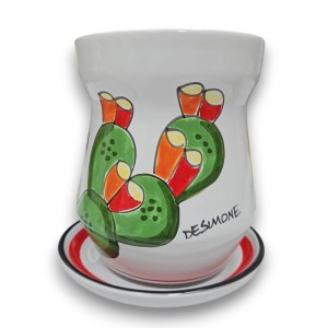 Scolaposate Folk Fichi d'India ceramiche de simone