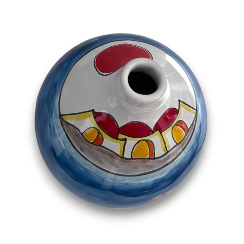 Vaso ceramica siciliana artigianale Dammusi Elaborato de simone