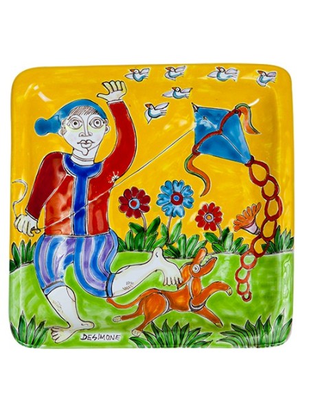 Piatto quadrato 20x20 DS 06 Aquilone