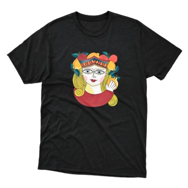 Unisex T-shirt De Simone Pottery per Giusina Red Queen