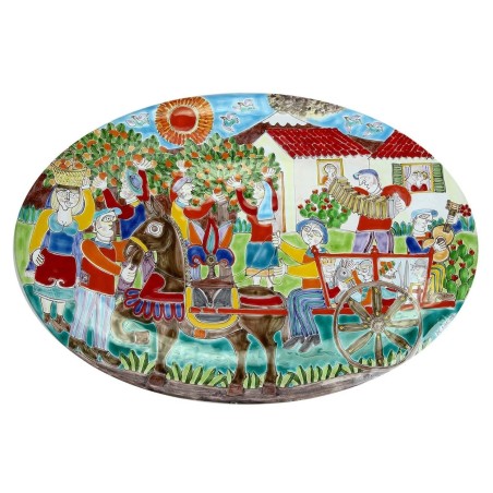 Oval plate DS 60x38 cm Country Life OV60DS-2