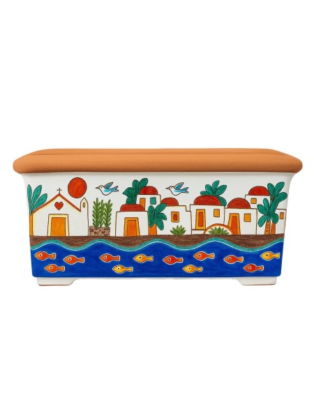Ceramic planter Dammusi de simone pottery