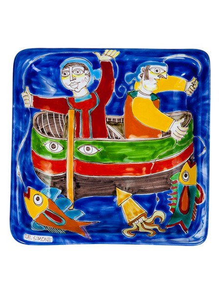 Squared Plate 24x24 DS 10 Fishermen