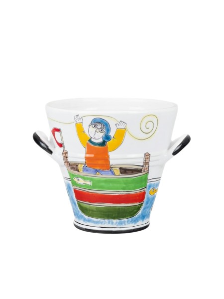 Secchiello porta-ghiaccio Folk pescatore