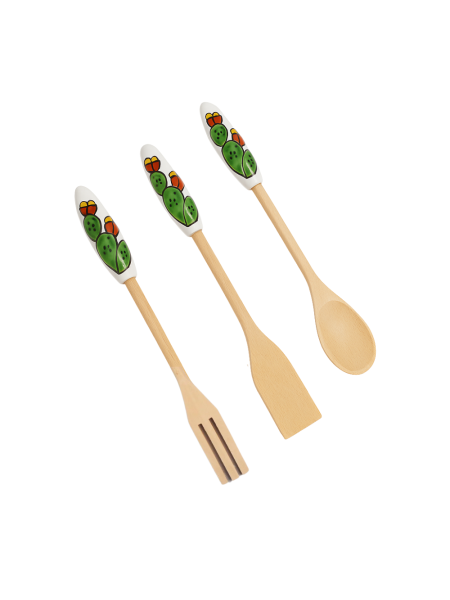 Set utensili da cucina Fichi d'India Ceramiche De Simone