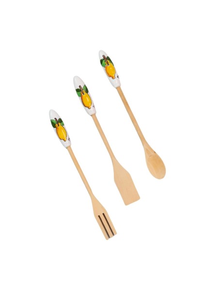Set utensili da cucina Folk Limoni Ceramiche De Simone