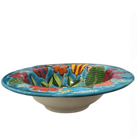 Piatto Cous Cous DS Floreale Ceramiche De Simone