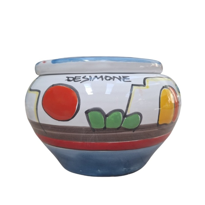 Posacenere antivento ceramiche siciliane artigianali de simone Dammusi