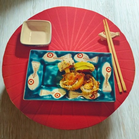 Sushi set Itaca De Simone Sicilian Handmade Pottery