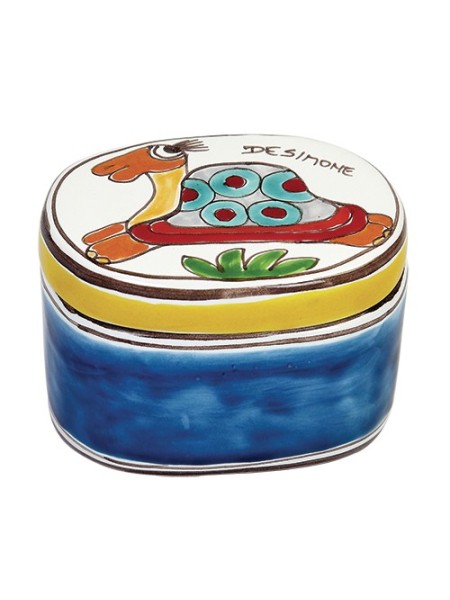Oval Box Folk SC226FK Turtle