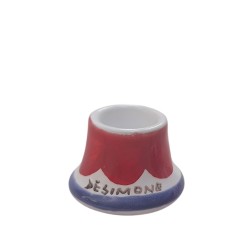 Porta candela lunga tondo Folk Ceramiche De Simone