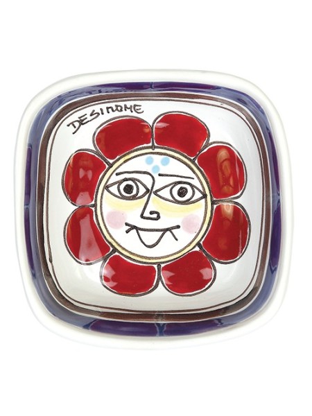 Posacenere Folk sole ceramiche de simone PC302FFK-1