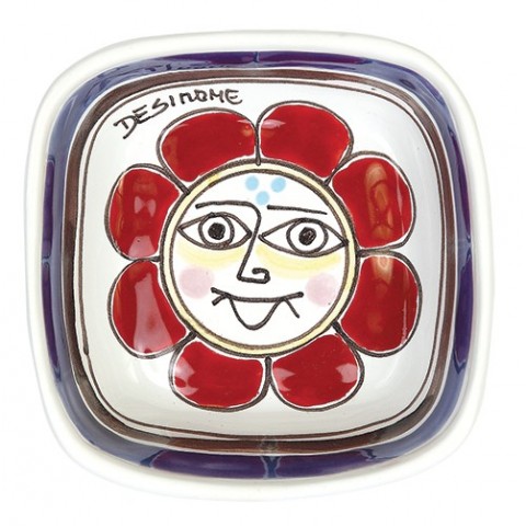 Posacenere Folk sole ceramiche de simone PC302FFK-1