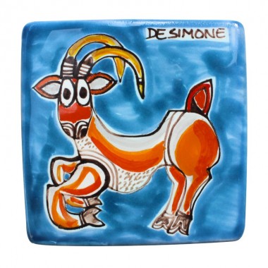 Tozzetto segno zodiacale Ariete ceramiche de simone