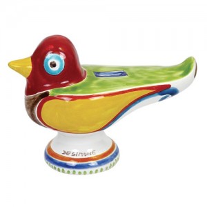 Salvadanaio Uccello in ceramica SD349UC