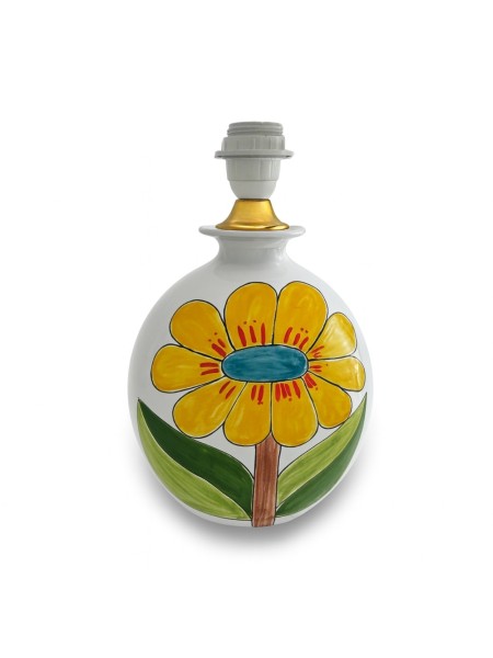 Base per lampada dipinta a mano Margherita Ceramiche siciliane De Simone