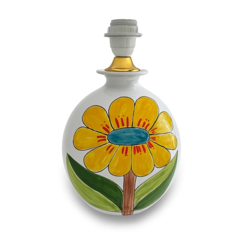 Base per lampada dipinta a mano Margherita Ceramiche siciliane De Simone