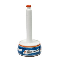 Handmade sicilian ceramic Kitchen roll holder Itaca De Simone Pottery