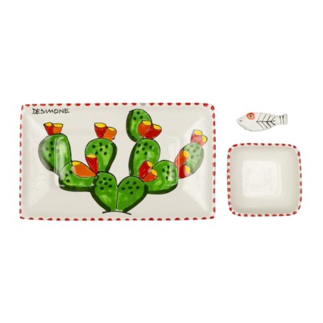 Set Sushi in ceramica Fichi d'India