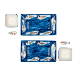 Set sushi ceramica artigianale siciliane De Simone Itaca
