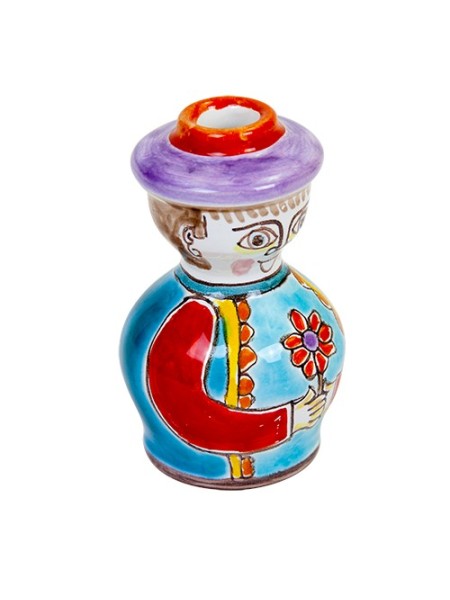 Portacandela ceramiche de simone Omino OMP246-5