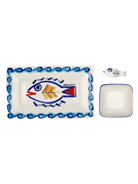 Set sushi ceramica artigianale siciliane Levante De Simone