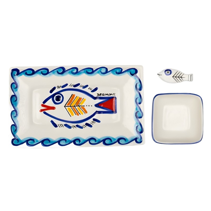 Set sushi ceramica artigianale siciliane Levante De Simone