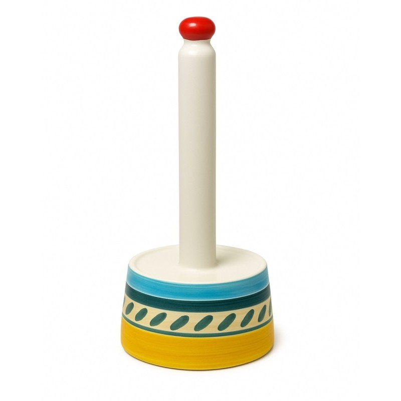 Kitchen roll holder Naxos de simone pottery