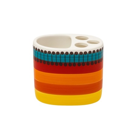 Portaspazzolini artigianale ceramiche siciliane de simone Pantelleria