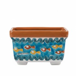 Fioriera vaso rettangolare ceramiche de simone Gadir