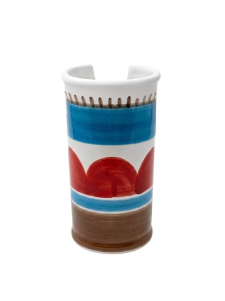 Portabicchieri artigianale Lampedusa ceramiche de simone