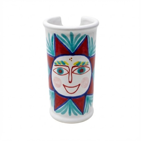 Portabicchieri artigianale Salina ceramiche de simone