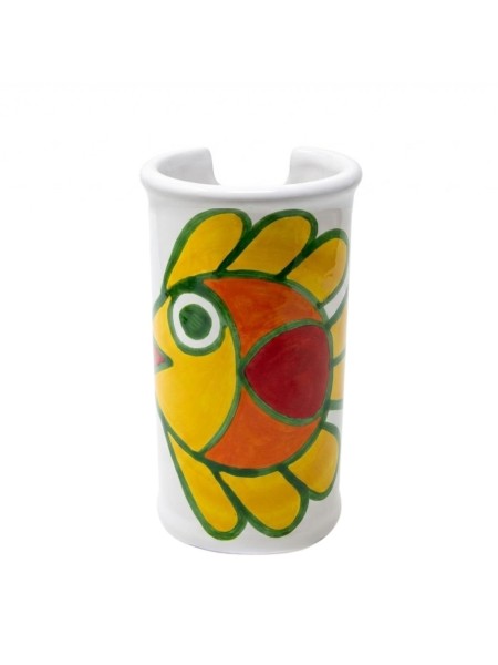 Portabicchieri artigianale Panarea ceramiche de simone