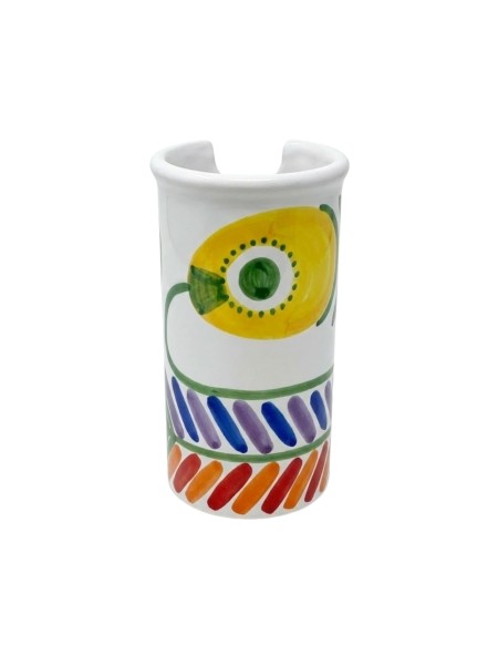 Portabicchieri artigianale Filicudi ceramiche de simone