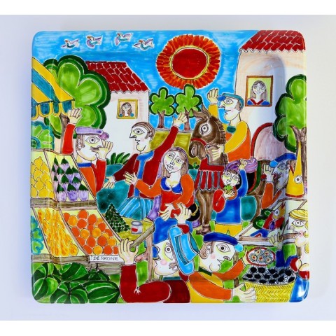 Piatto Quadrato 37x37 DS 04 Mercato