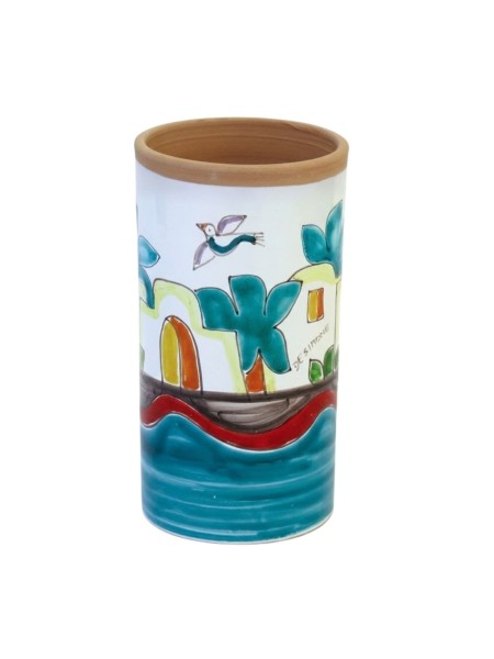 Wine kitchen utensil holder Dammusi Ceramiche De Simone