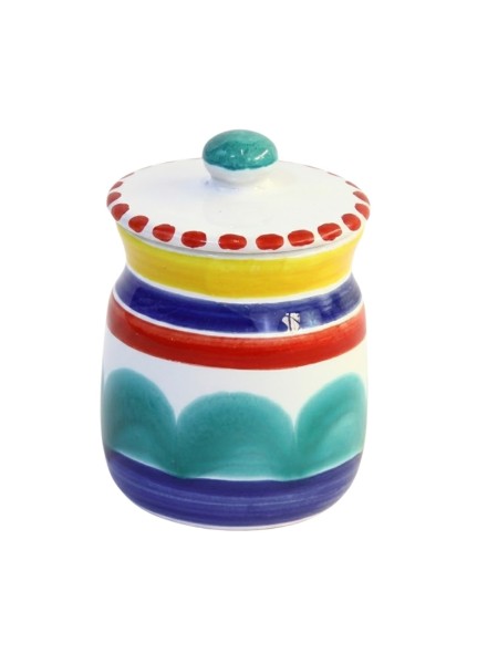 Sugar bowl Alicudi Ceramiche De Simone