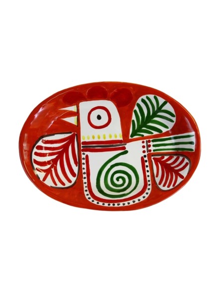 Piatto ovale Marettimo Ceramiche De Simone