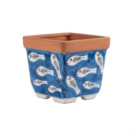 Vaso quadrato portapianta Ceramiche De Simone Itaca