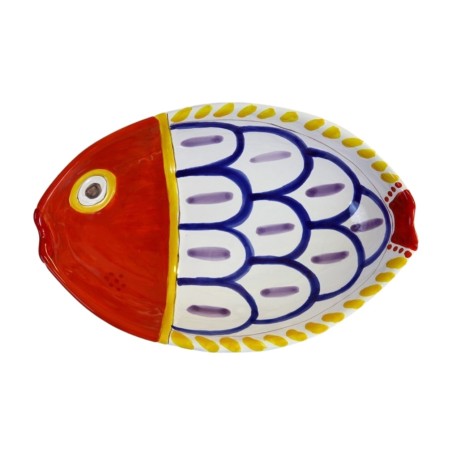 Piatto pesce fondo PTPE3 Ceramiche De Simone