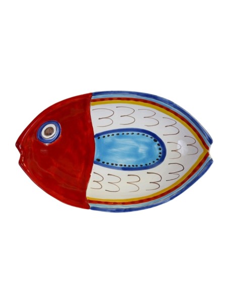 Piatto pesce fondo PTPE2 Ceramiche De Simone