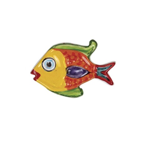 Bas-Relief Fish PER320A-1 De Simone Pottery